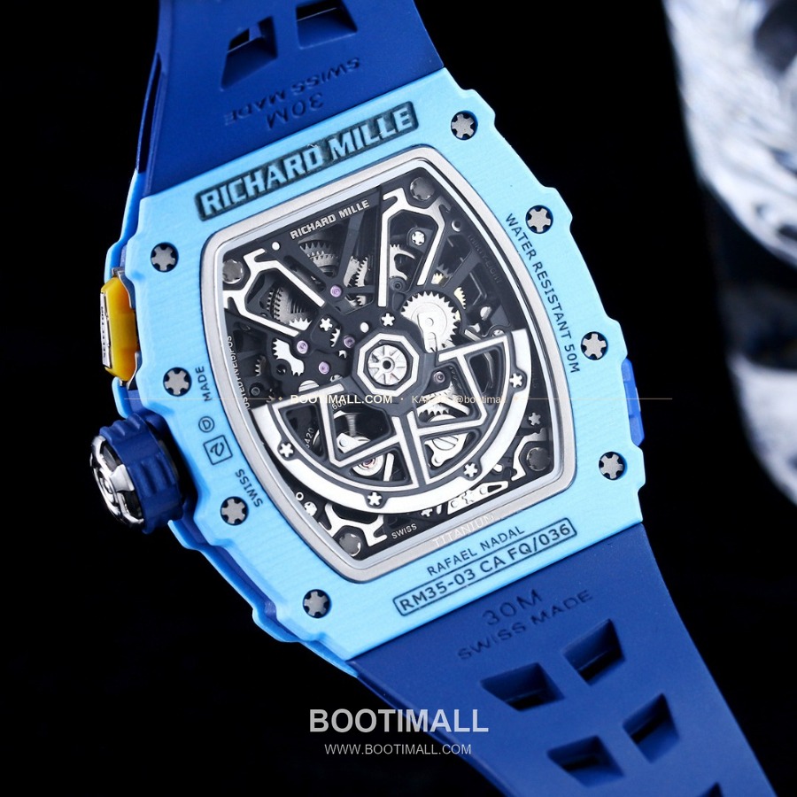 RICHARD MILLE RM 35-03 Automatic Rafael Nadal 리차드 밀 RM 35-03 오토매틱 라파엘 나달 스카이블루 43 × 50mm 10