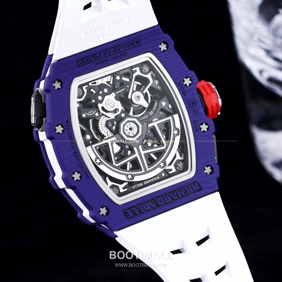 RICHARD MILLE RM 35-03 Automatic Rafael Nadal 리차드 밀 RM 35-03 오토매틱 라파엘 나달 퍼플 43 × 50mm 9