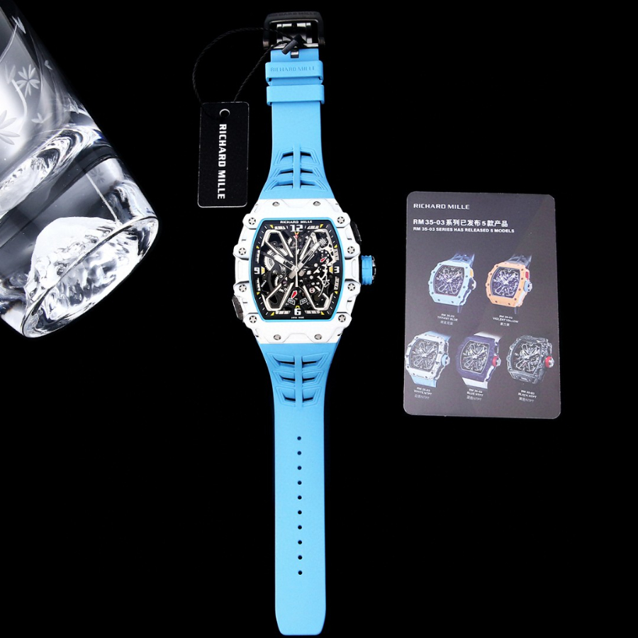 RICHARD MILLE RM 35-03 Automatic Rafael Nadal 리차드 밀 RM 35-03 오토매틱 라파엘 나달 화이트 43 × 50mm 5