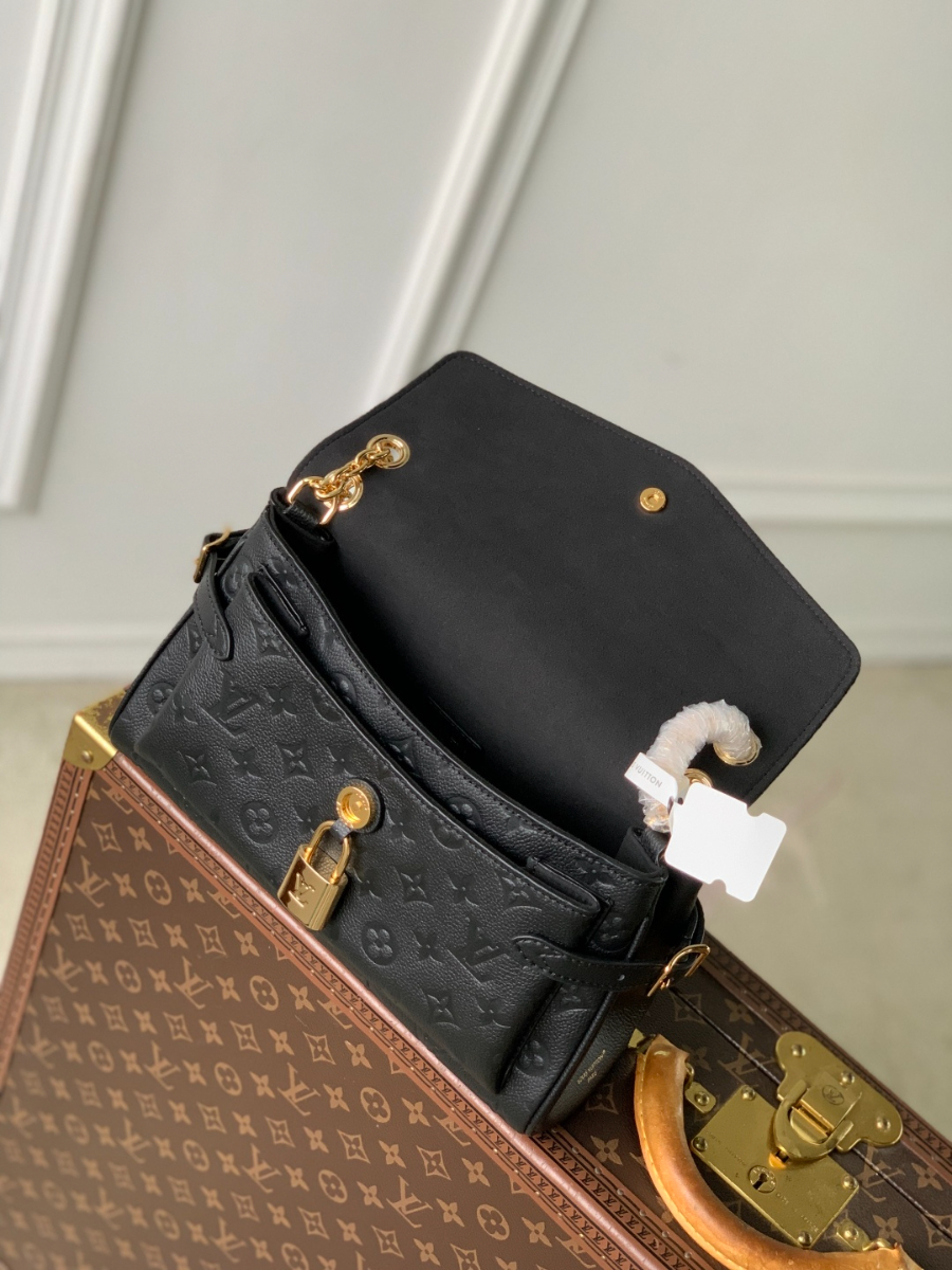 Louis Vuitton 루이비통 Anytime 플랩 백 MM 모노그램 앙프렝트 M14973 앙크르 블랙 29.5cm 8