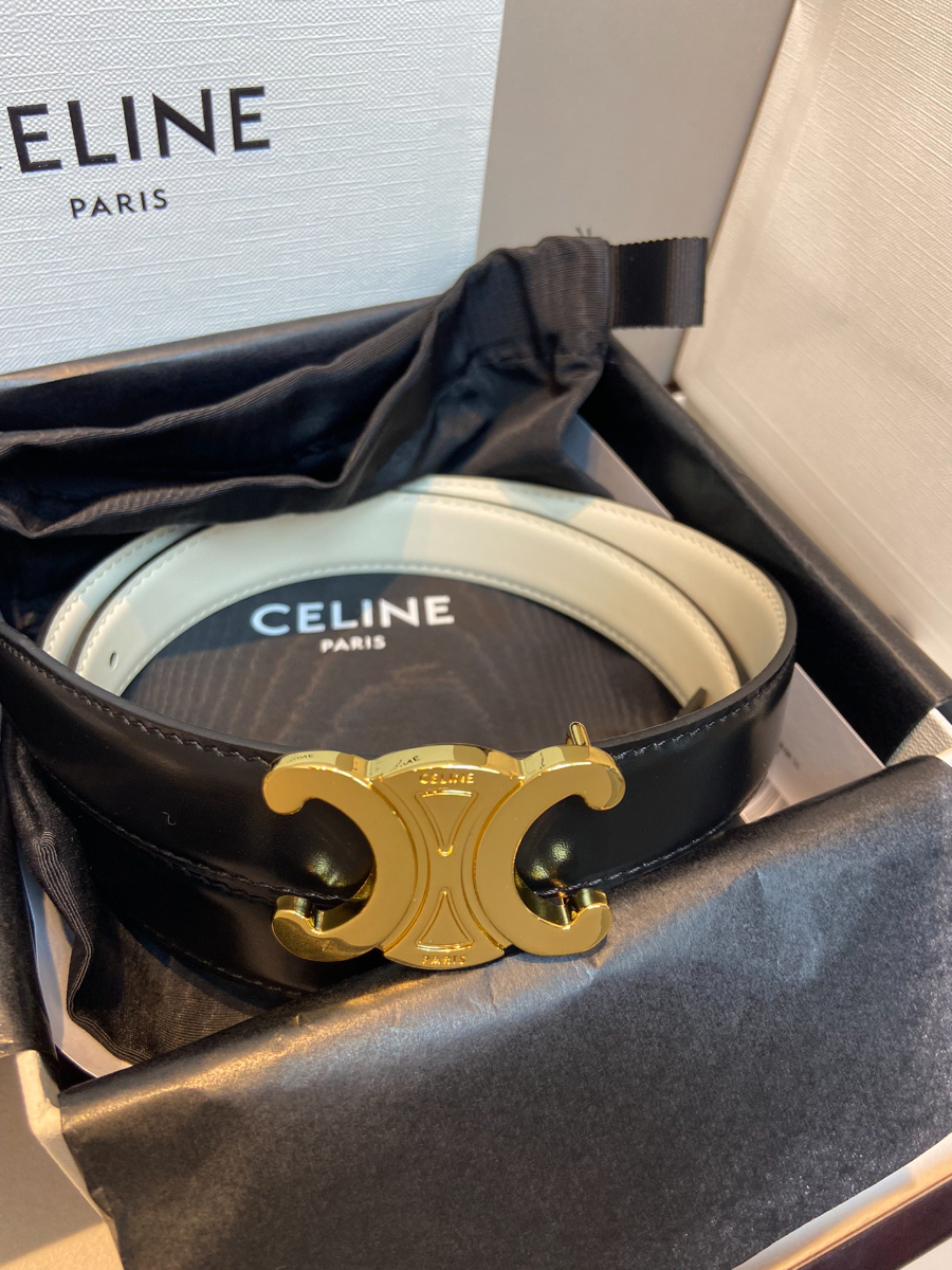 Celine 셀린느 2023 LADY 벨트 폭 2.5cm (금장,은장) 3