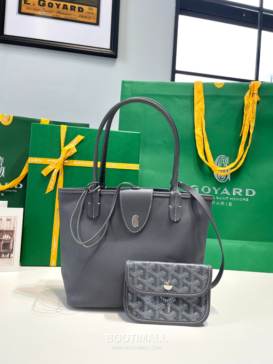 Goyard 고야드 2025 미니 앙주백  Tote Mini Anjou Grey 그레이 22cm 4