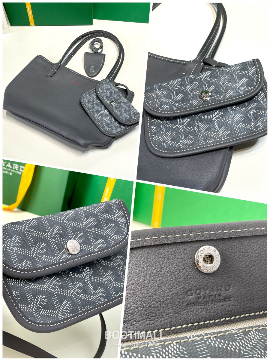 Goyard 고야드 2025 미니 앙주백  Tote Mini Anjou Grey 그레이 22cm 8