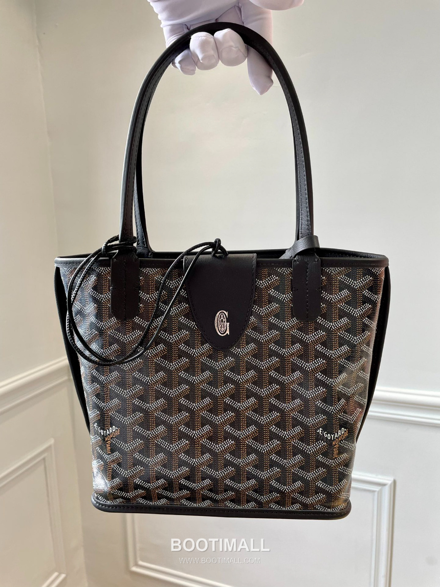 Goyard 고야드 2025 미니 앙주백  Tote Mini Anjou Black 블랙 22cm  6