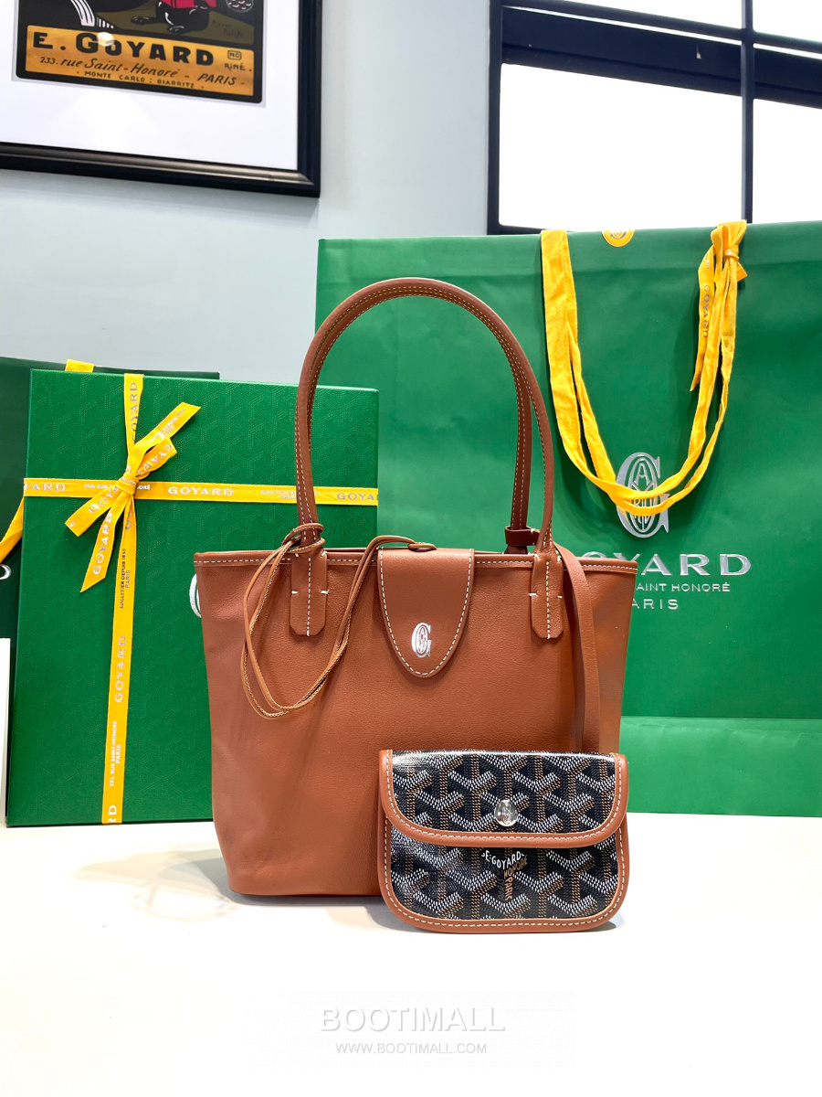 Goyard 고야드 2025 미니 앙주백  Tote Mini Anjou Black&Tan 블랙&탄 22cm  3