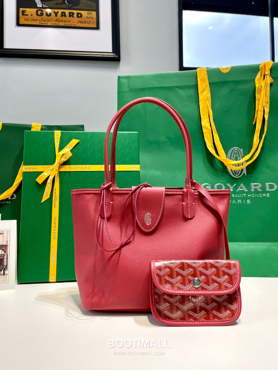 Goyard 고야드 2025 미니 앙주백  Tote Mini Anjou Red 레드 22cm  3