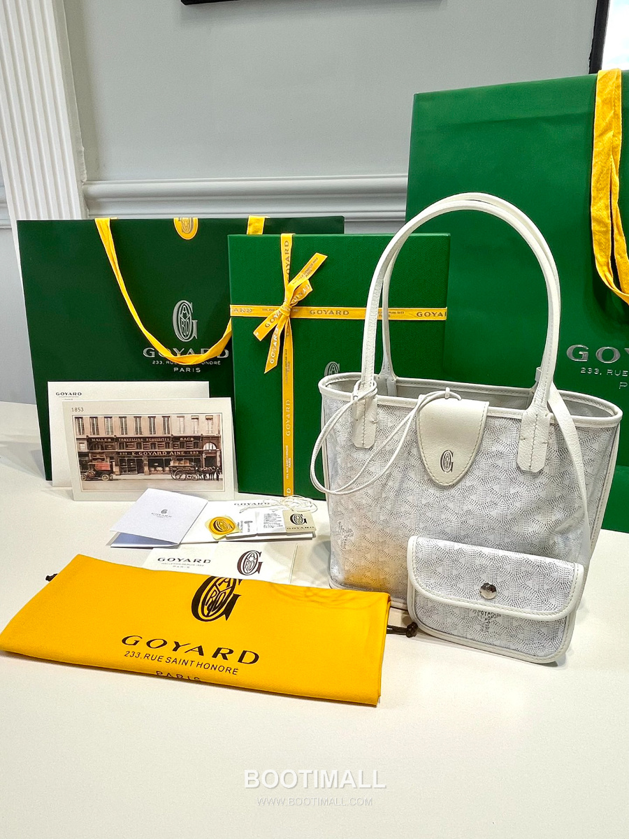 Goyard 고야드 2025 미니 앙주백  Tote Mini Anjou White 화이트 22cm  1