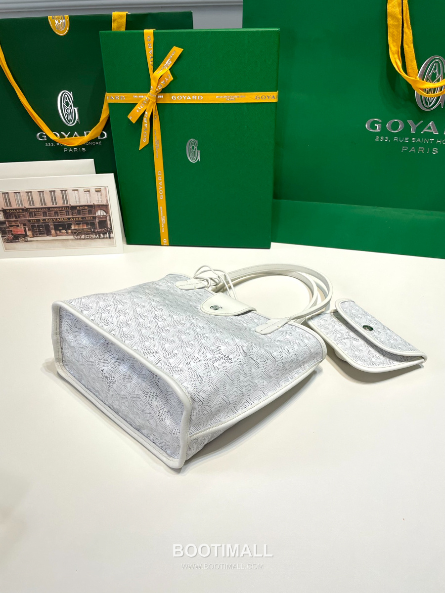Goyard 고야드 2025 미니 앙주백  Tote Mini Anjou White 화이트 22cm  4