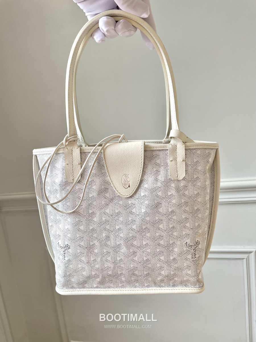 Goyard 고야드 2025 미니 앙주백  Tote Mini Anjou White 화이트 22cm  6