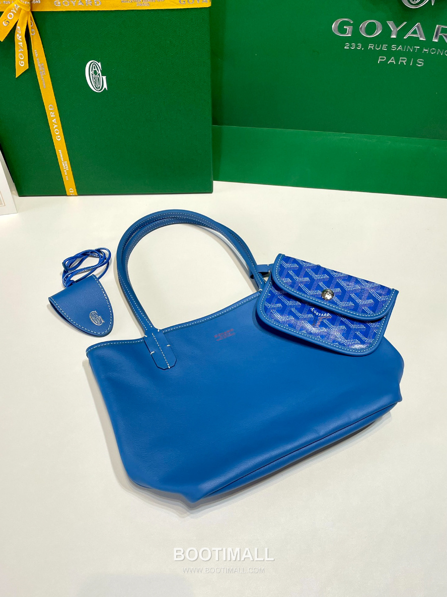 Goyard 고야드 2025 미니 앙주백  Tote Mini Anjou Sky Blue 스카이블루 22cm  4