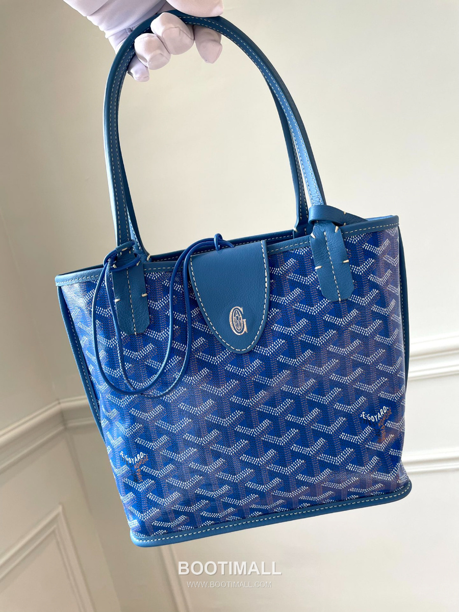 Goyard 고야드 2025 미니 앙주백  Tote Mini Anjou Sky Blue 스카이블루 22cm  5