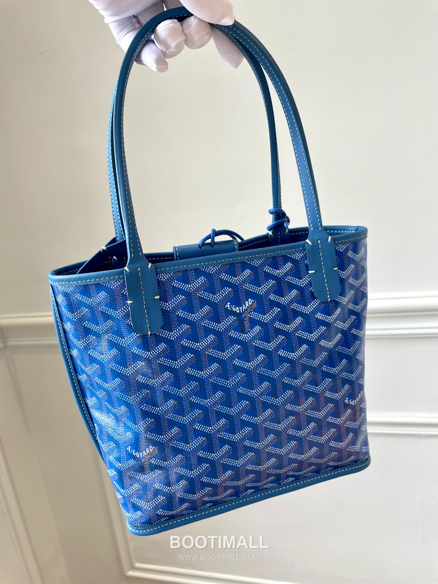 Goyard 고야드 2025 미니 앙주백  Tote Mini Anjou Sky Blue 스카이블루 22cm  6