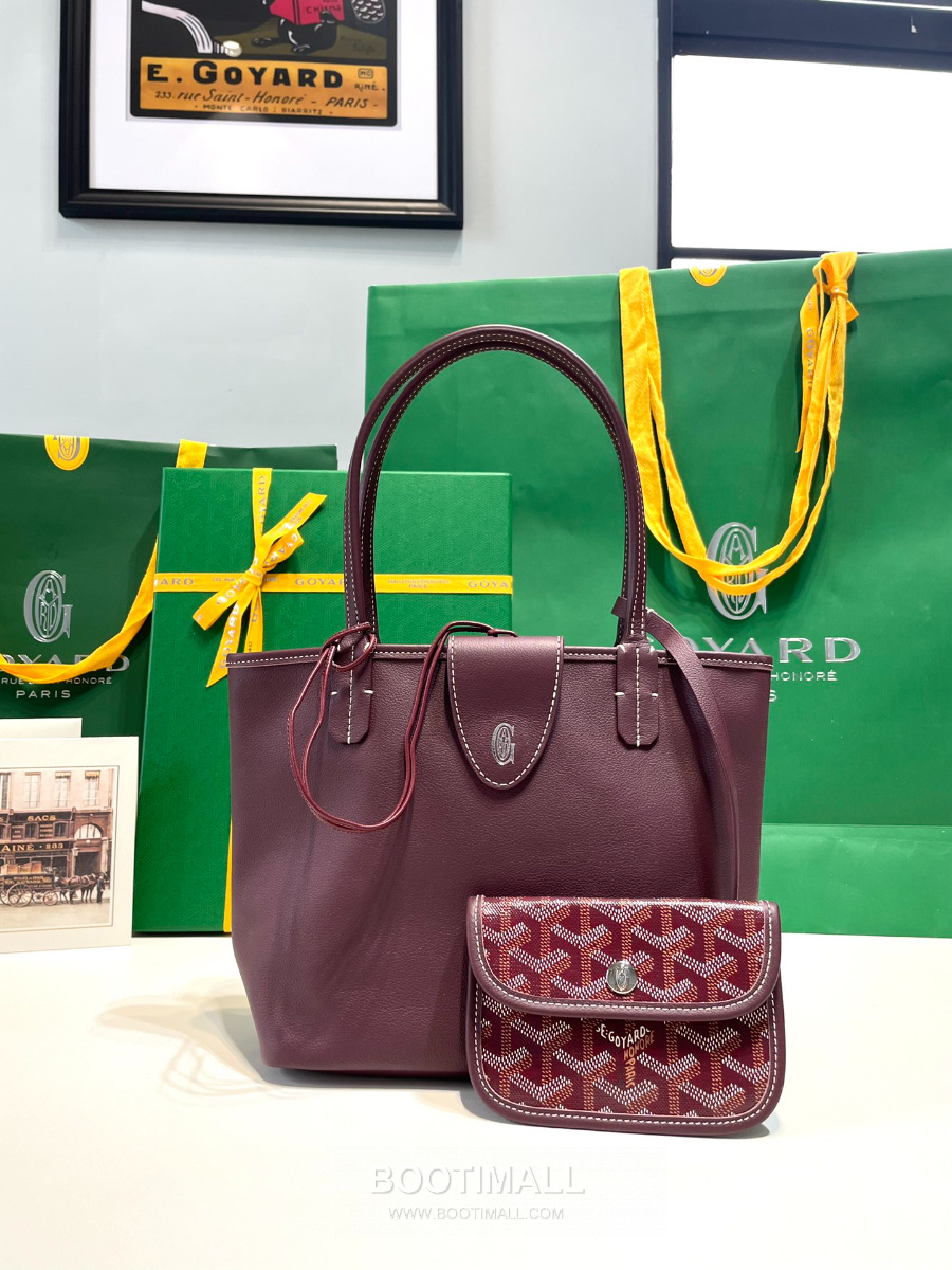 Goyard 고야드 2025 미니 앙주백  Tote Mini Anjou Burgundy 버건디 22cm  3