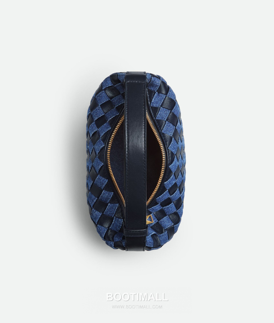 Bottega Veneta Intrecciato Denim & Calfskin Mini 보테가 베네타 인트레치아토 데님 & 카프스킨 미니 탑핸들백 네이비 22cm 3