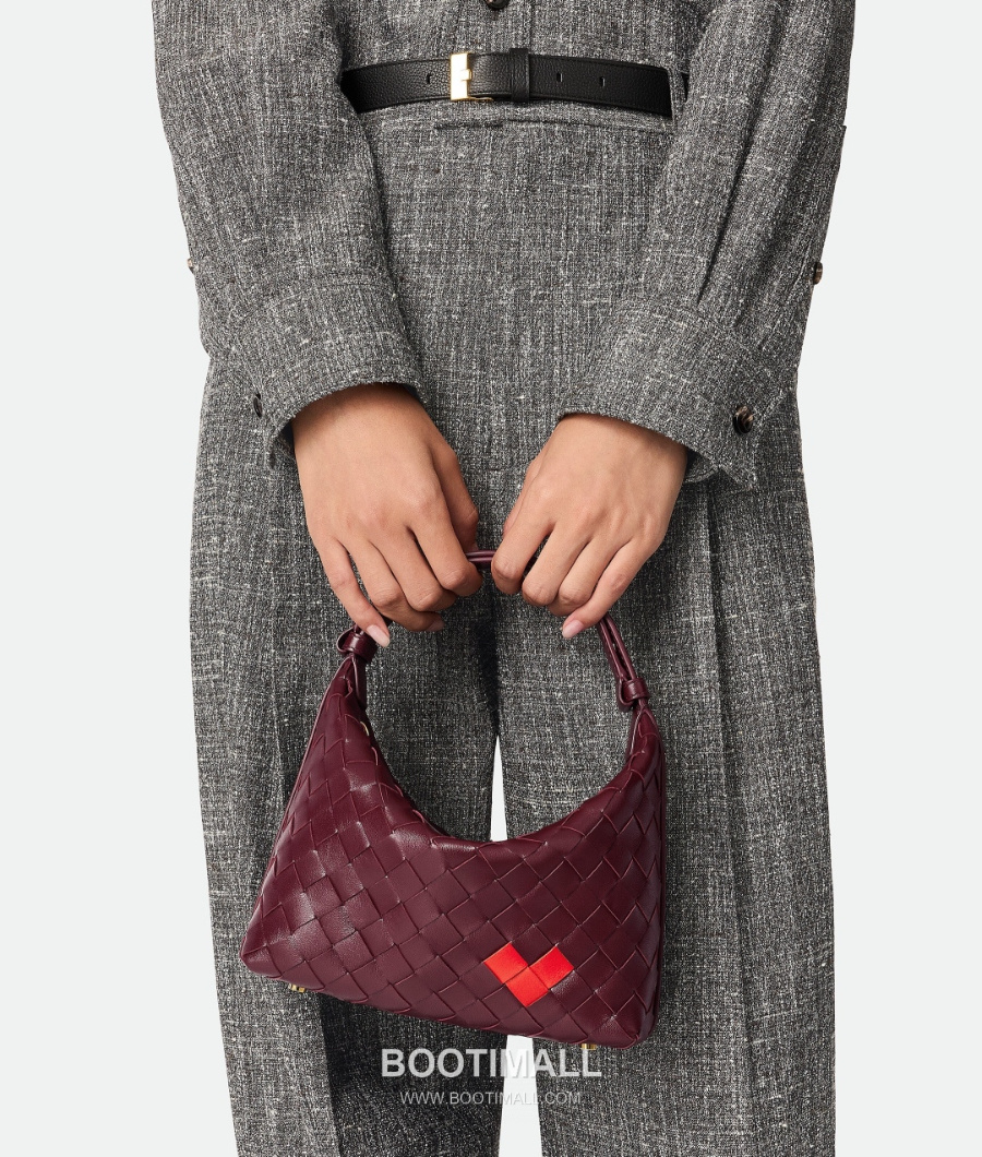 Bottega Veneta Intrecciato Denim & Calfskin Mini 보테가 베네타 인트레치아토 데님 & 카프스킨 미니 탑핸들백 바롤로 22cm 3