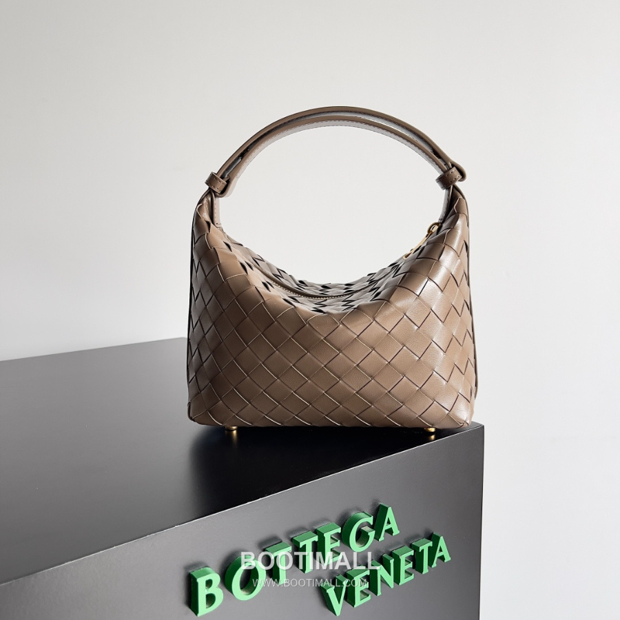 Bottega Veneta Intrecciato Denim & Calfskin Mini 보테가 베네타 인트레치아토 데님 & 카프스킨 미니 탑핸들백 마스틱 22cm 5