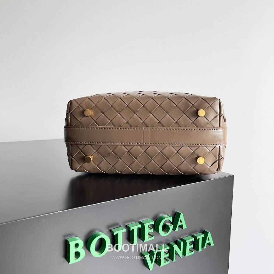 Bottega Veneta Intrecciato Denim & Calfskin Mini 보테가 베네타 인트레치아토 데님 & 카프스킨 미니 탑핸들백 마스틱 22cm 7