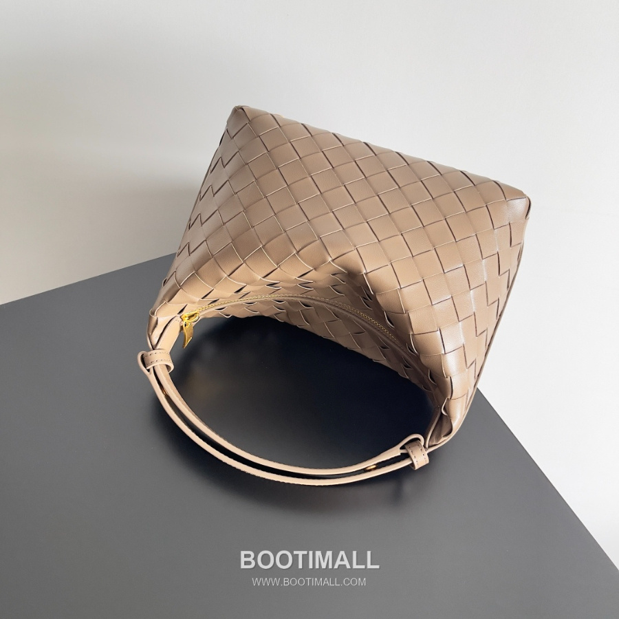 Bottega Veneta Intrecciato Denim & Calfskin Mini 보테가 베네타 인트레치아토 데님 & 카프스킨 미니 탑핸들백 마스틱 22cm 8