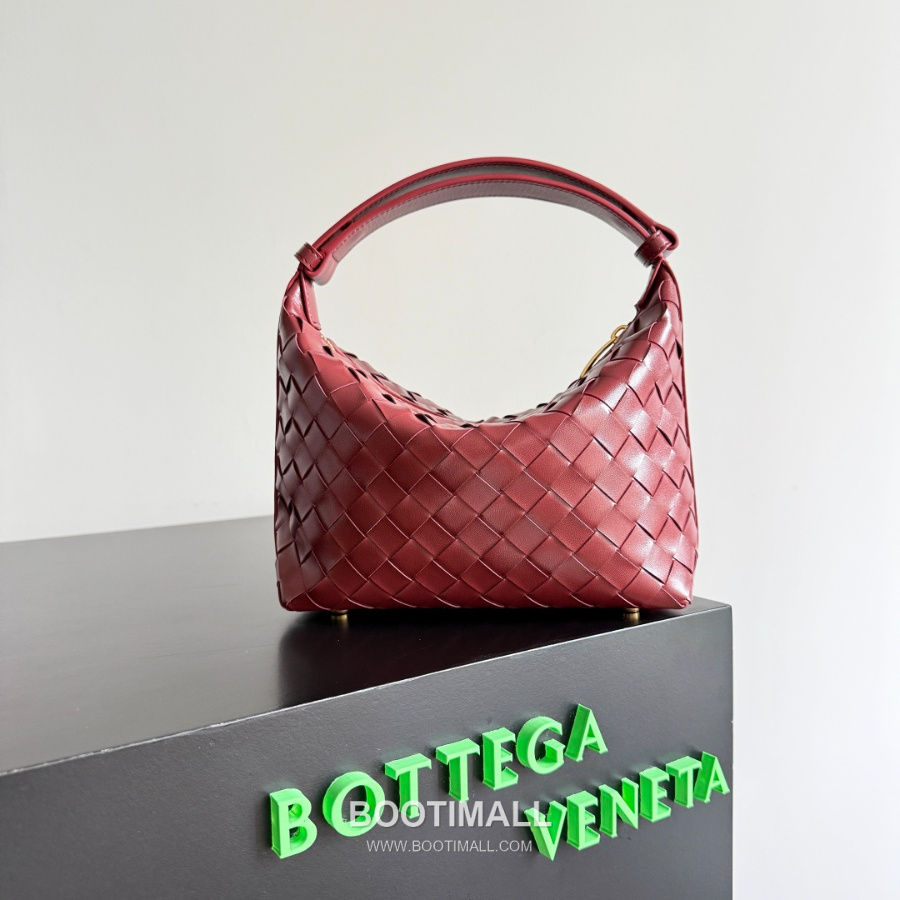 Bottega Veneta Intrecciato Denim & Calfskin Mini 보테가 베네타 인트레치아토 데님 & 카프스킨 미니 탑핸들백 보르도 22cm 1