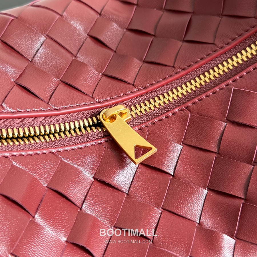 Bottega Veneta Intrecciato Denim & Calfskin Mini 보테가 베네타 인트레치아토 데님 & 카프스킨 미니 탑핸들백 보르도 22cm 6