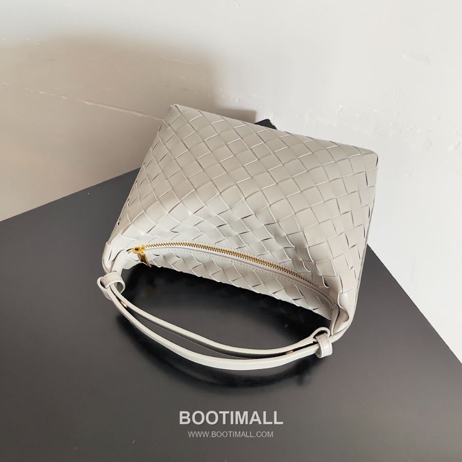 Bottega Veneta Intrecciato Denim & Calfskin Mini 보테가 베네타 인트레치아토 데님 & 카프스킨 미니 탑핸들백 플라스터 22cm 4