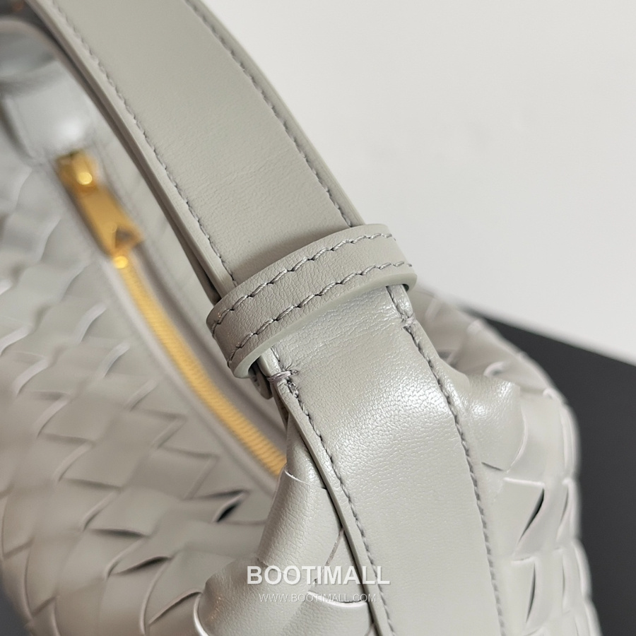 Bottega Veneta Intrecciato Denim & Calfskin Mini 보테가 베네타 인트레치아토 데님 & 카프스킨 미니 탑핸들백 플라스터 22cm 5