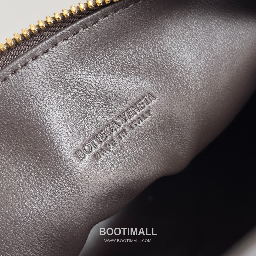 Bottega Veneta Intrecciato Denim & Calfskin Mini 보테가 베네타 인트레치아토 데님 & 카프스킨 미니 탑핸들백 초콜릿 브라운 22cm 8