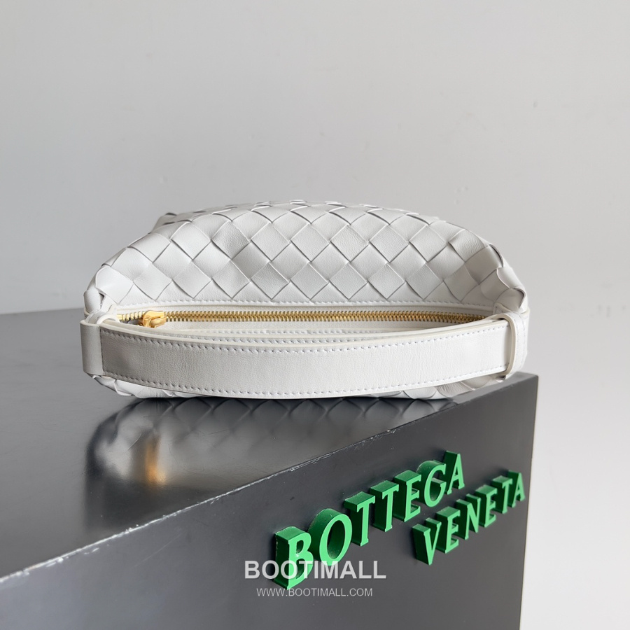 Bottega Veneta Intrecciato Denim & Calfskin Mini 보테가 베네타 인트레치아토 카프스킨 미니 탑핸들백 오프화이트 22cm 4