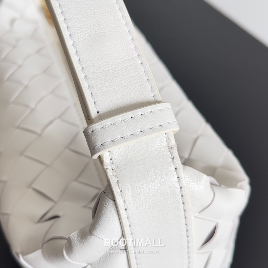 Bottega Veneta Intrecciato Denim & Calfskin Mini 보테가 베네타 인트레치아토 카프스킨 미니 탑핸들백 오프화이트 22cm 7