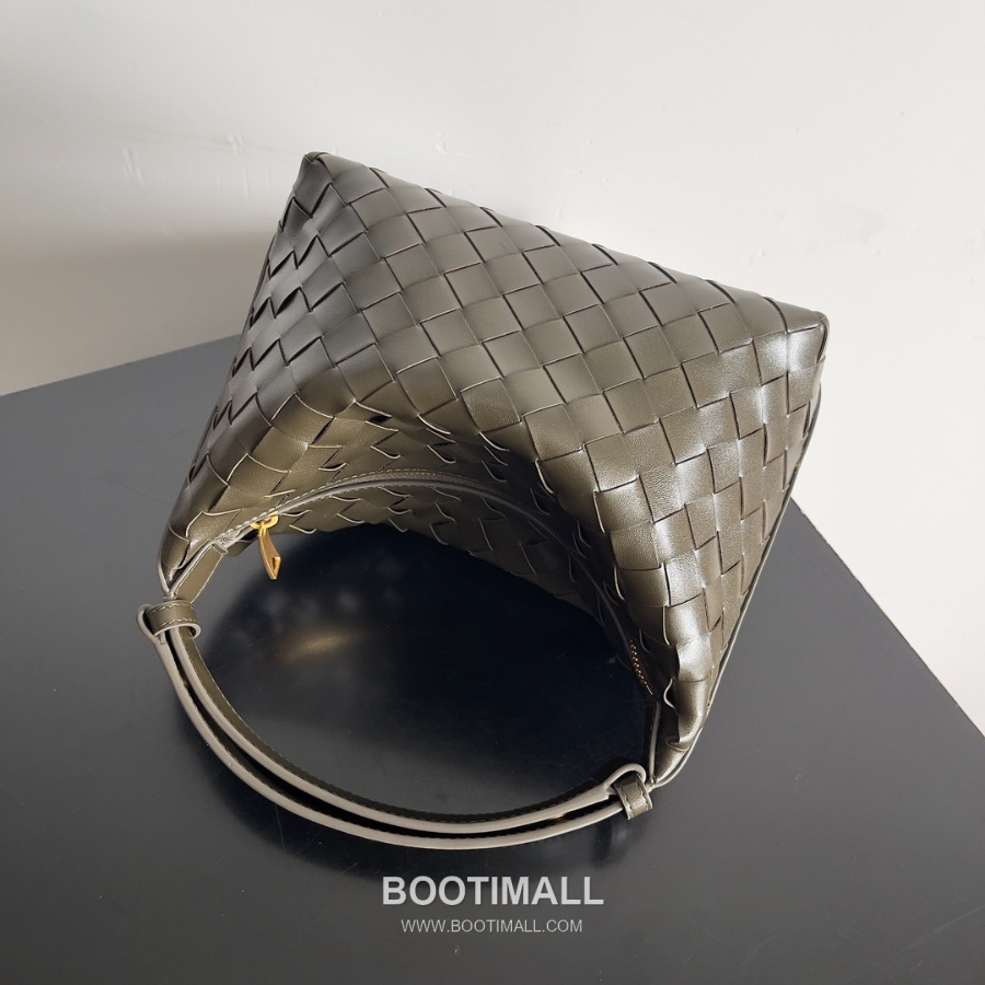 Bottega Veneta Intrecciato Denim & Calfskin Mini 보테가 베네타 인트레치아토 카프스킨 미니 탑핸들백 올리브카키 22cm 2