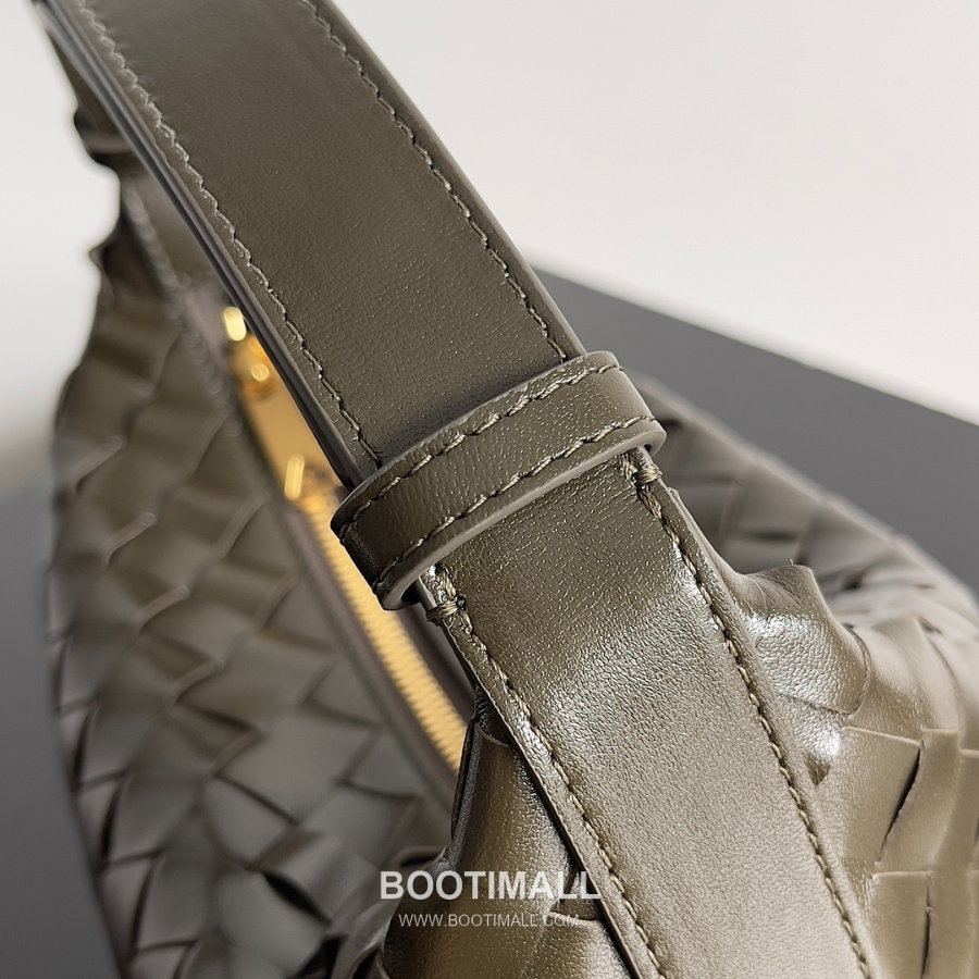 Bottega Veneta Intrecciato Denim & Calfskin Mini 보테가 베네타 인트레치아토 카프스킨 미니 탑핸들백 올리브카키 22cm 6