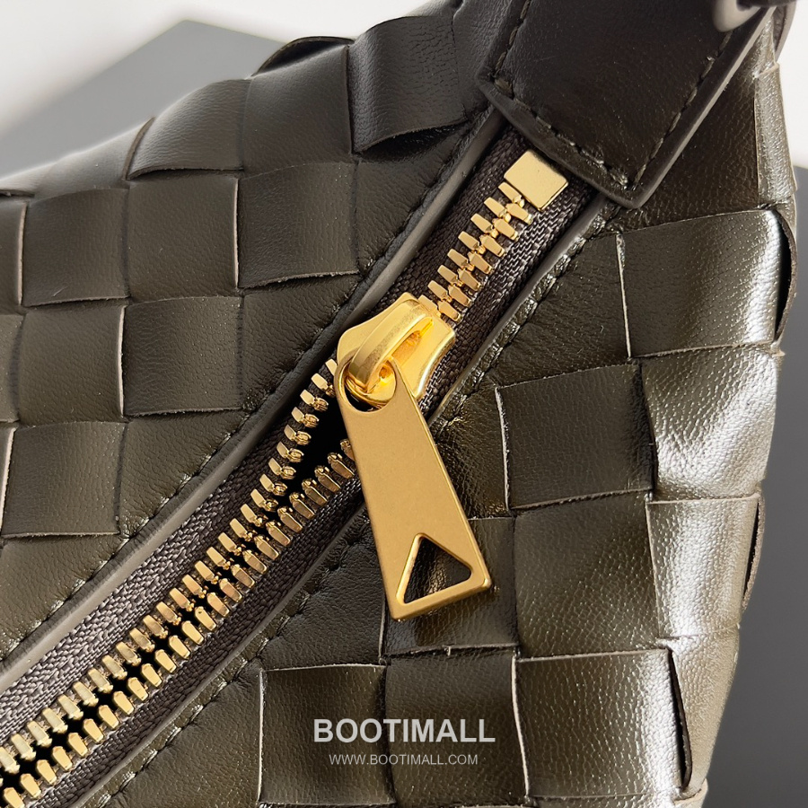 Bottega Veneta Intrecciato Denim & Calfskin Mini 보테가 베네타 인트레치아토 카프스킨 미니 탑핸들백 올리브카키 22cm 7