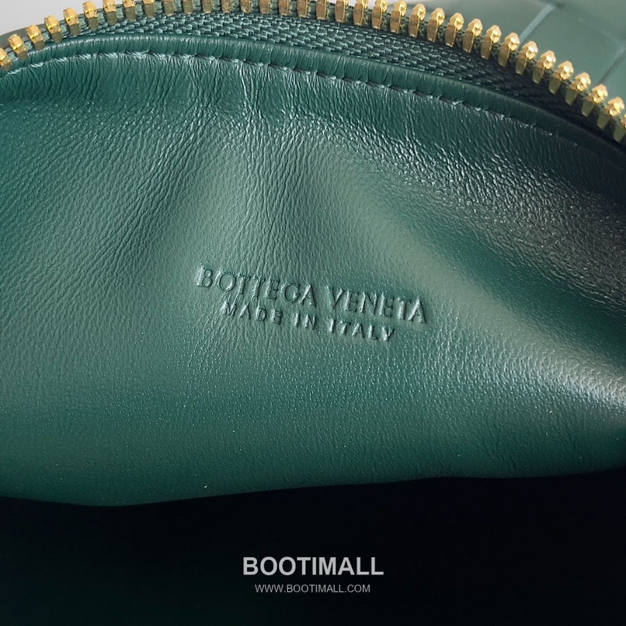 Bottega Veneta Intrecciato Denim & Calfskin Mini 보테가 베네타 인트레치아토 카프스킨 미니 탑핸들백 딥 틸 그린 22cm 9