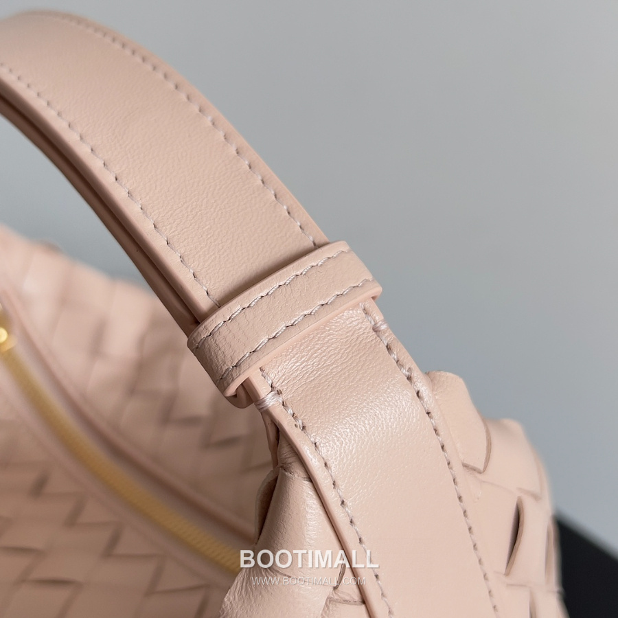 Bottega Veneta Intrecciato Denim & Calfskin Mini 보테가 베네타 인트레치아토 카프스킨 미니 탑핸들백 라이트핑크 22cm 6