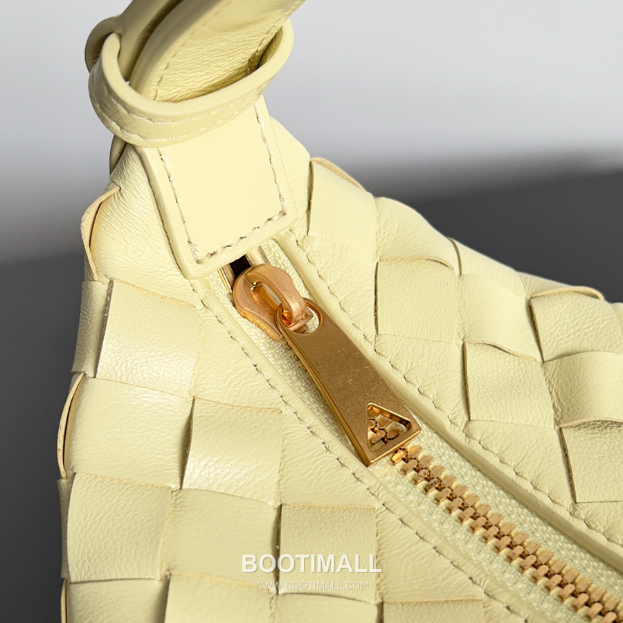 Bottega Veneta Intrecciato Denim & Calfskin Mini 보테가 베네타 인트레치아토 카프스킨 미니 탑핸들백 크리미옐로우 22cm 6
