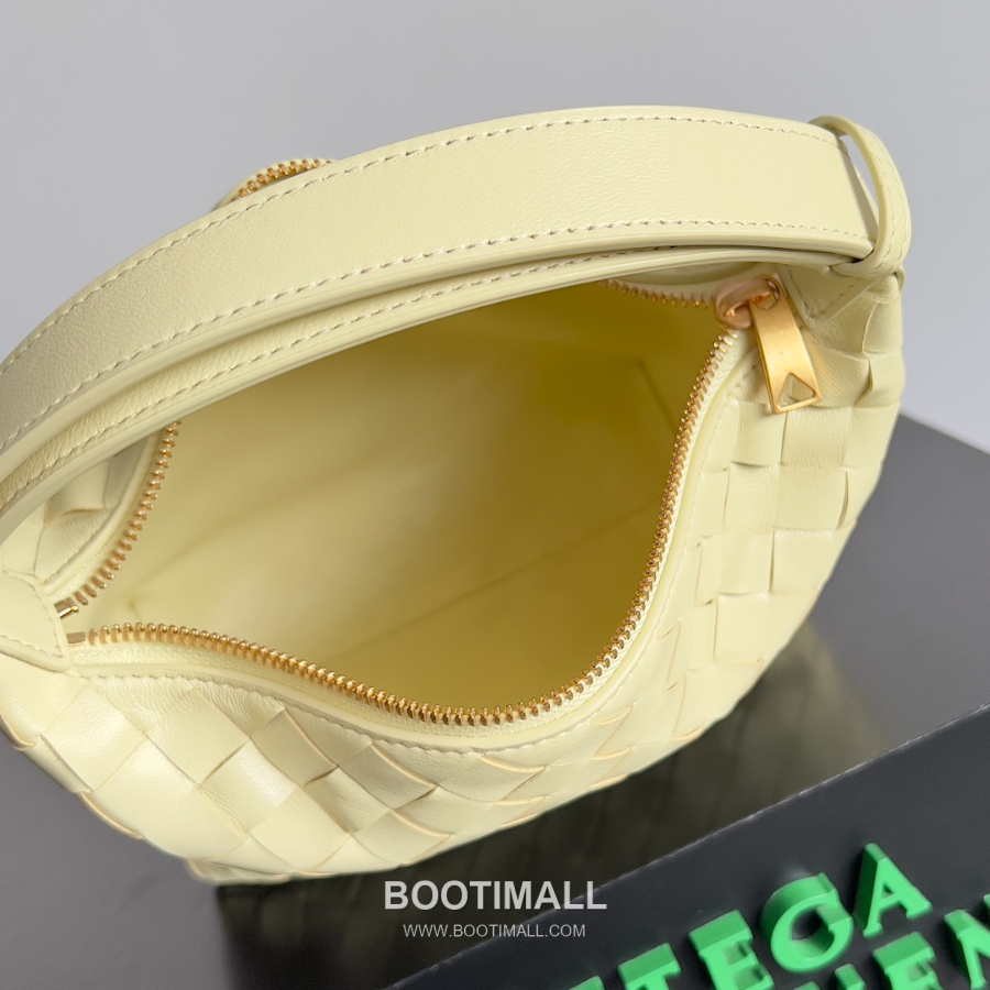 Bottega Veneta Intrecciato Denim & Calfskin Mini 보테가 베네타 인트레치아토 카프스킨 미니 탑핸들백 크리미옐로우 22cm 7