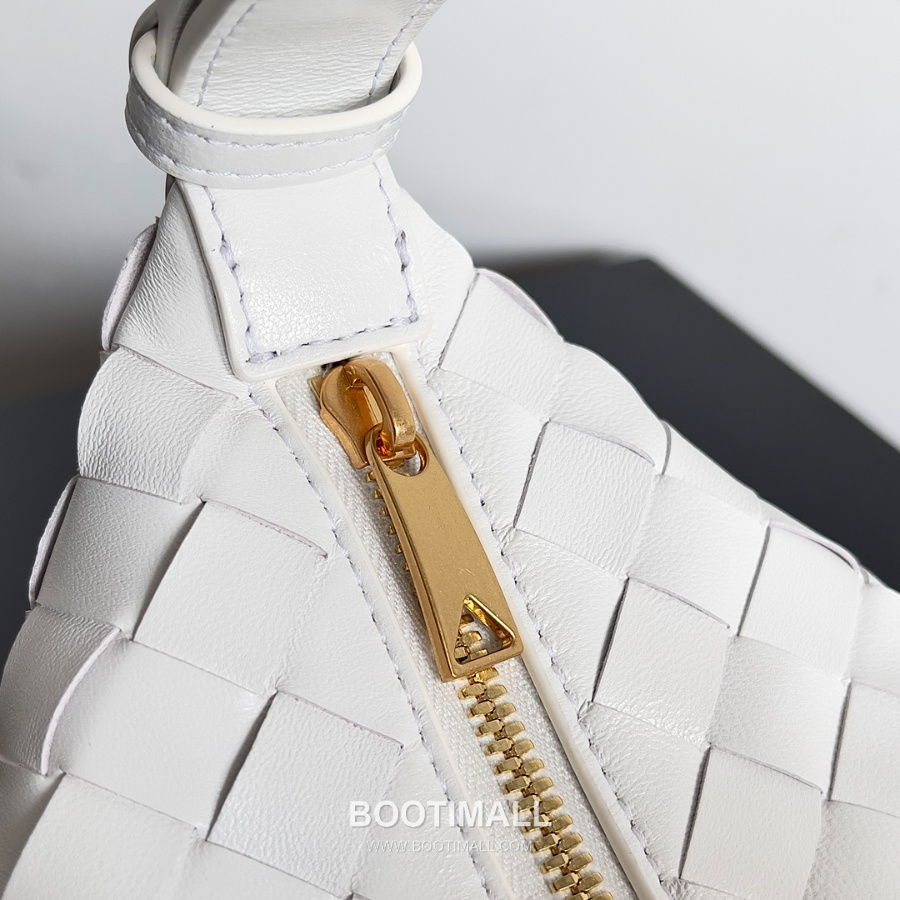 Bottega Veneta Intrecciato Denim & Calfskin Mini 보테가 베네타 인트레치아토 카프스킨 미니 탑핸들백 화이트 22cm 6