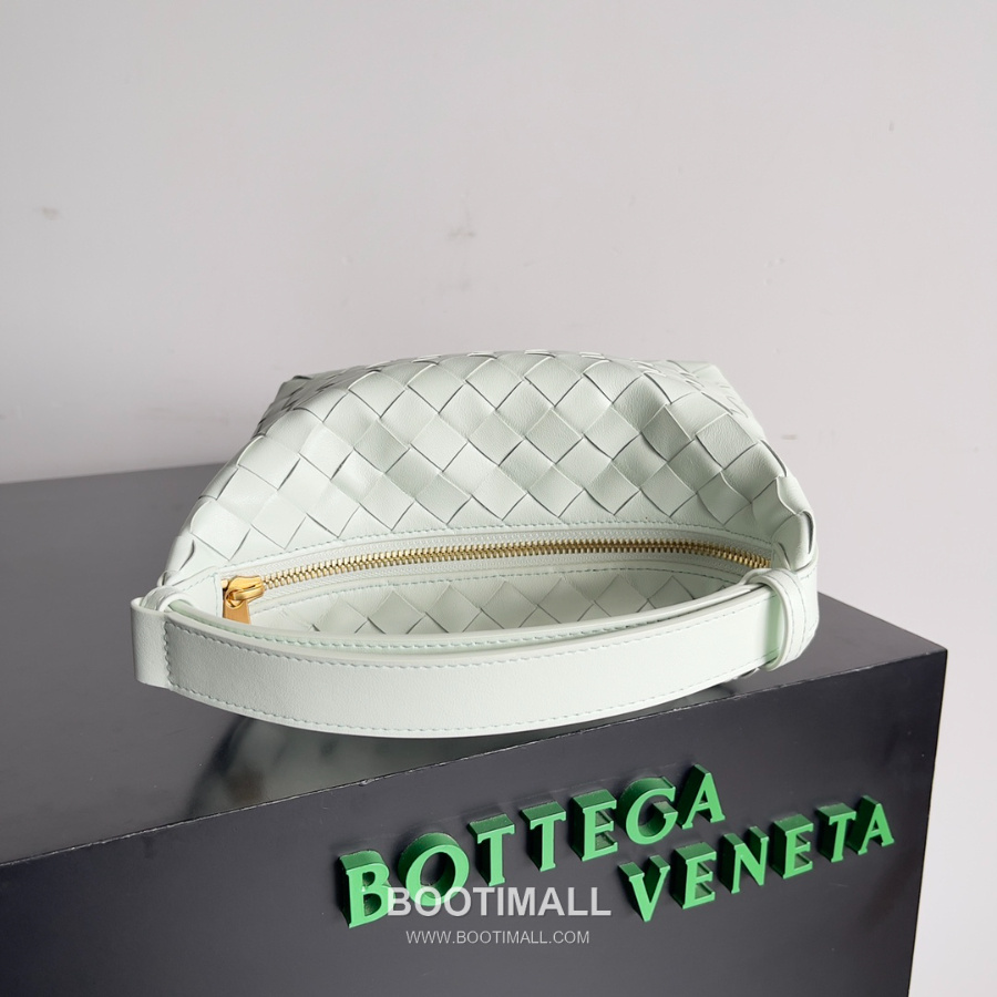 Bottega Veneta Intrecciato Denim & Calfskin Mini 보테가 베네타 인트레치아토 카프스킨 미니 탑핸들백 페일그린 22cm 2