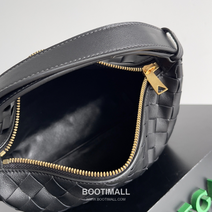 Bottega Veneta Intrecciato Denim & Calfskin Mini 보테가 베네타 인트레치아토 카프스킨 미니 탑핸들백 블랙 22cm 7