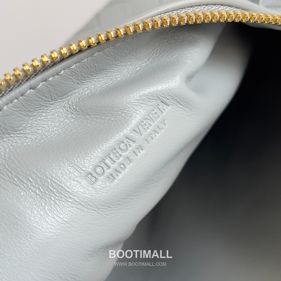 Bottega Veneta Intrecciato Denim & Calfskin Mini 보테가 베네타 인트레치아토 카프스킨 미니 탑핸들백 라이트 그레이 22cm 8