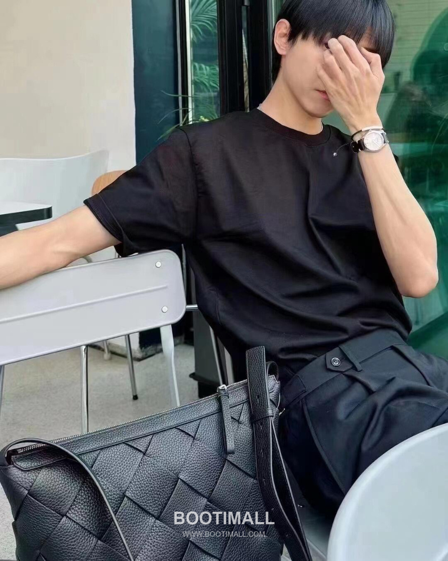 Bottega Veneta Intrecciato Diago Hobo Bag 보테가 베네타 인트레치아토 디아고 호보백 블랙 39cm 6