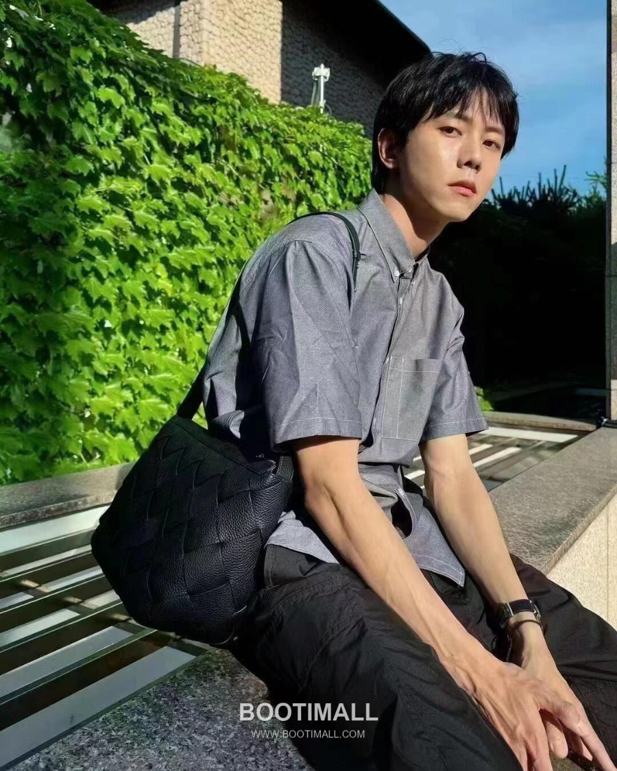 Bottega Veneta Intrecciato Diago Hobo Bag 보테가 베네타 인트레치아토 디아고 호보백 블랙 39cm 8