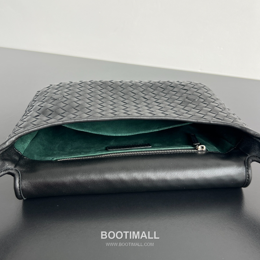 Bottega Veneta Veneto Flap Messenger 보테가 베네타 베네토 플랩 메신저백  투톤블랙 26cm 7