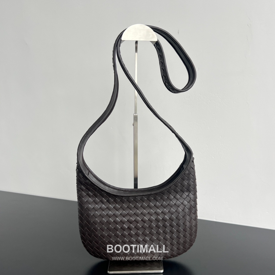Bottega Veneta Small Veneto Intrecciato 보테가 베네타 스몰 베네토 인트레치아토 크로스바디 백 836918V5RI1 다크 브라운 27cm 1
