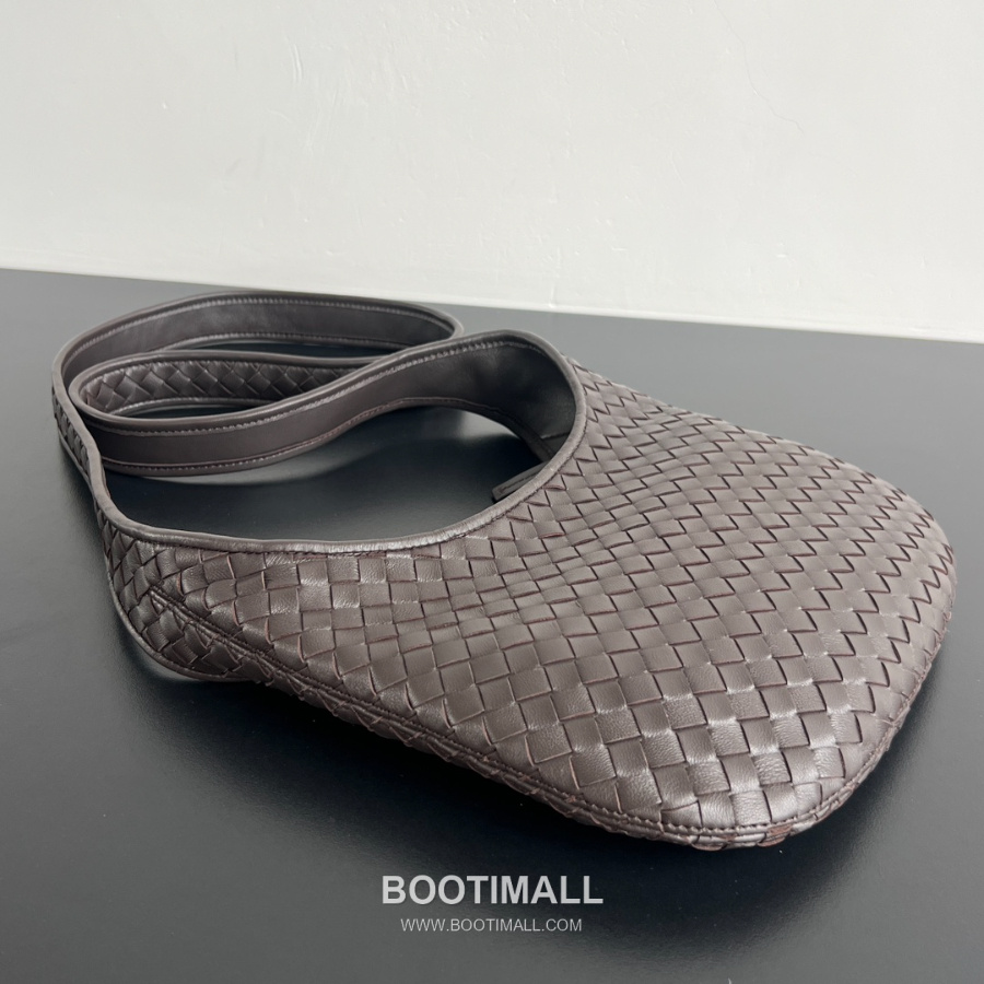 Bottega Veneta Small Veneto Intrecciato 보테가 베네타 스몰 베네토 인트레치아토 크로스바디 백 836918V5RI1 다크 브라운 27cm 2