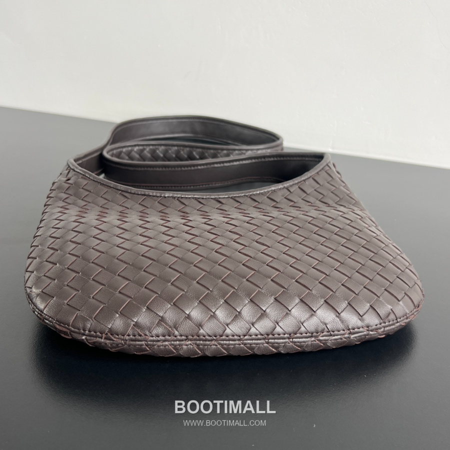 Bottega Veneta Small Veneto Intrecciato 보테가 베네타 스몰 베네토 인트레치아토 크로스바디 백 836918V5RI1 다크 브라운 27cm 3