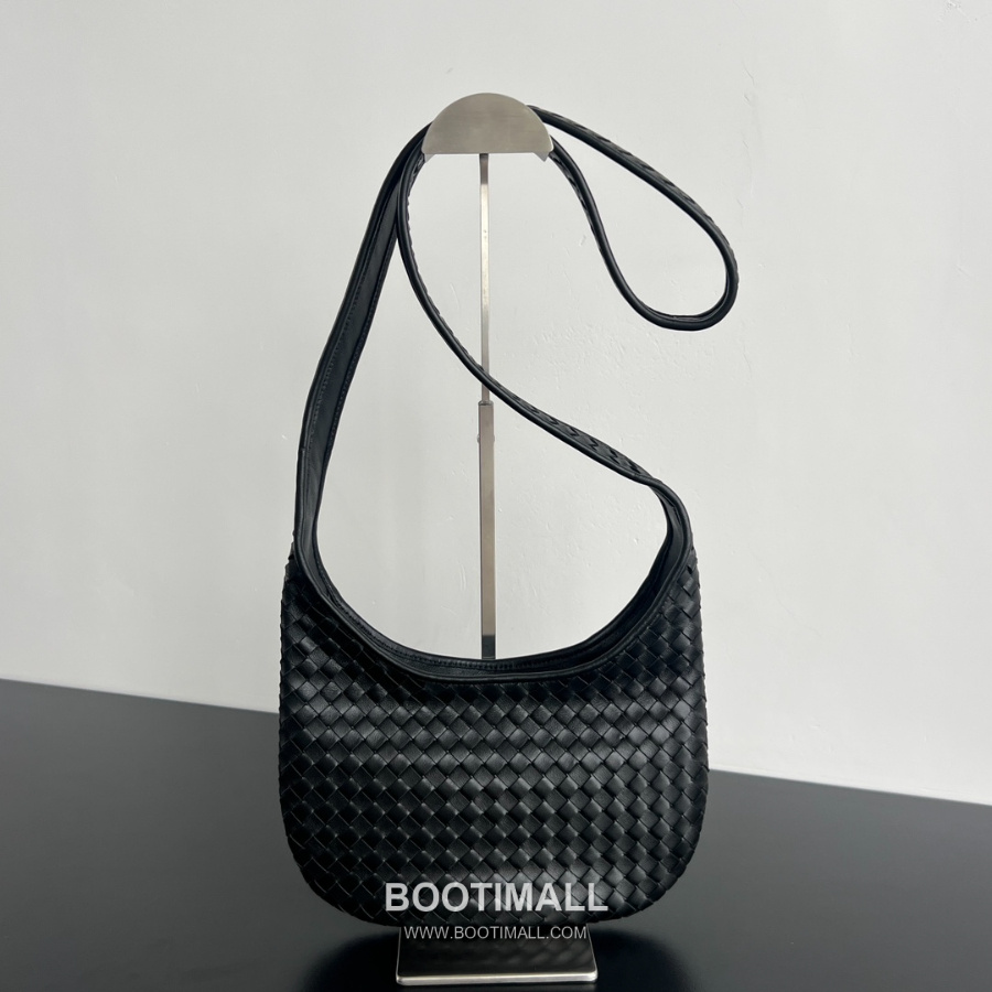 Bottega Veneta Small Veneto Intrecciato 보테가 베네타 스몰 베네토 인트레치아토 크로스바디 백 836918V5RI1 투톤블랙 27cm 1