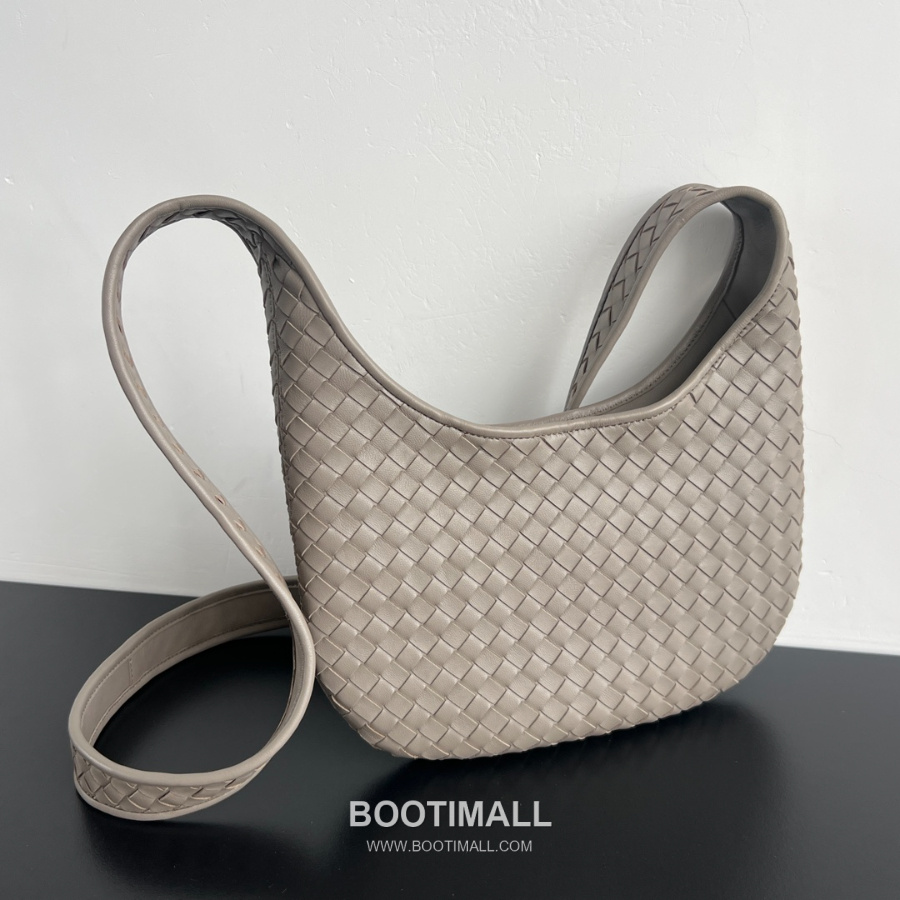 Bottega Veneta Small Veneto Intrecciato 보테가 베네타 스몰 베네토 인트레치아토 크로스바디 백 836918V5RI1 카키베이지 27cm 5