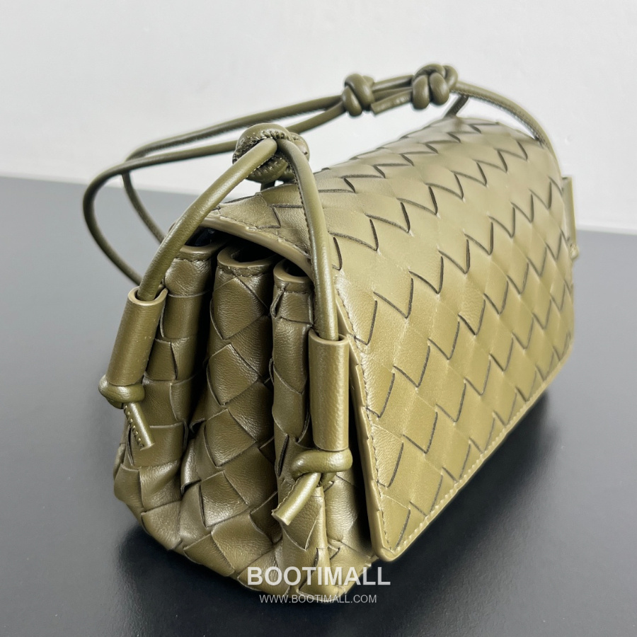 Bottega Veneta Notturno Crossbody 보테가 베네타 노투르노 크로스바디 카키그린 21cm 3