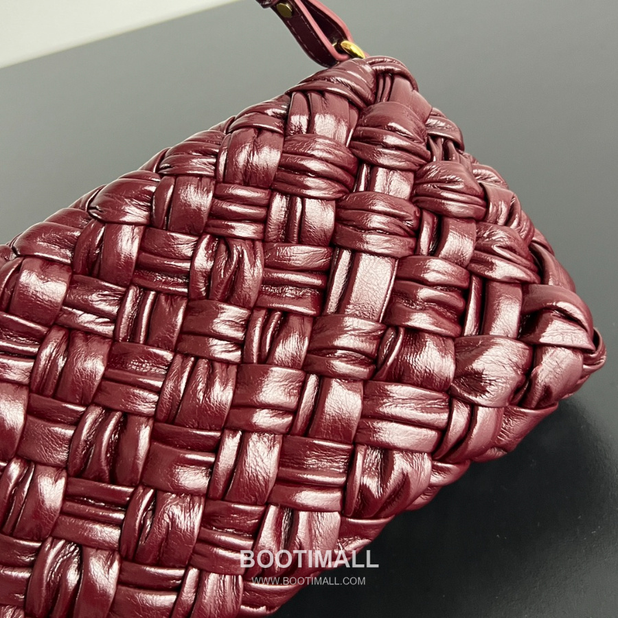 Bottega Veneta Kalimero Cha-Cha Bag 보테가 베네타 칼리메로 차차 숄더백 버건디 28.5cm 5